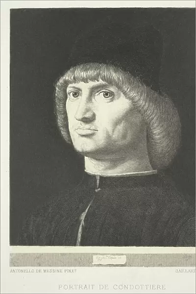 Portrait of Condottiere (engraving)