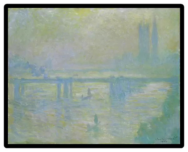 Charing Cross Bridge, 1902 (oil on canvas)