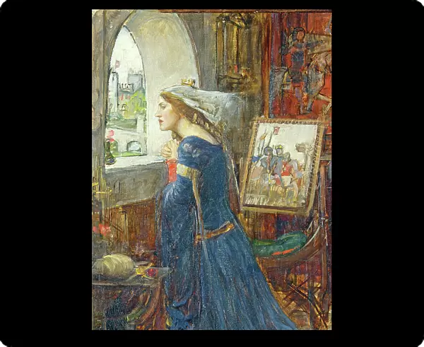 Fair Rosamund, c.1916 (oil on canvas) (detail of 239421)