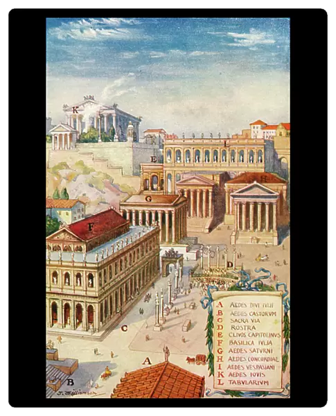 The Roman Empire - Roman Forum (print)