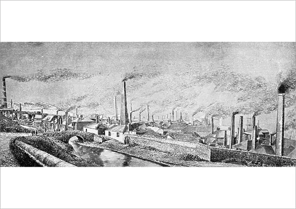 Hafod Copper Works (engraving)