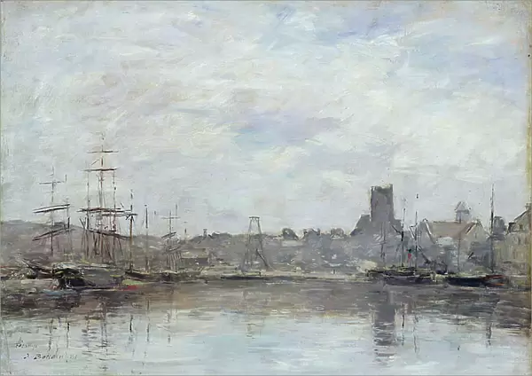 September Morning: Port of Fecamp, 1880 (oil on canvas)
