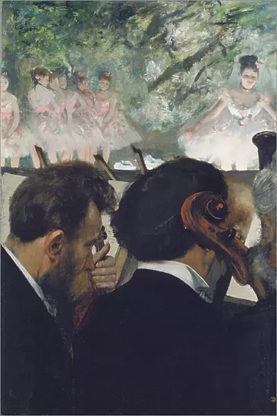 Orchestra Musicians, 1872 (oil on canvas)