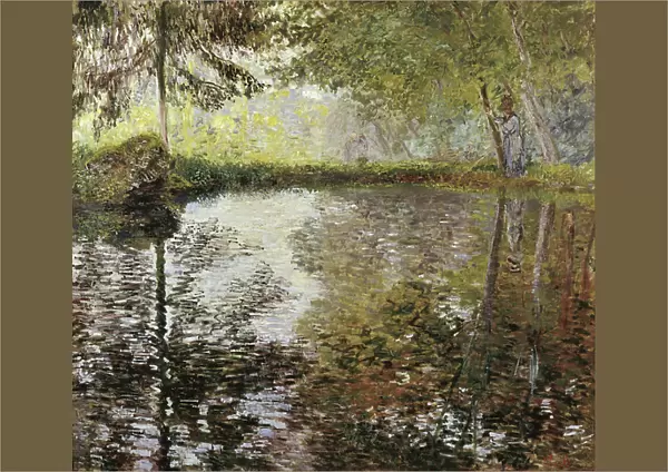 The Lake at Montgeron, France, 1876-77 (oil on canvas)