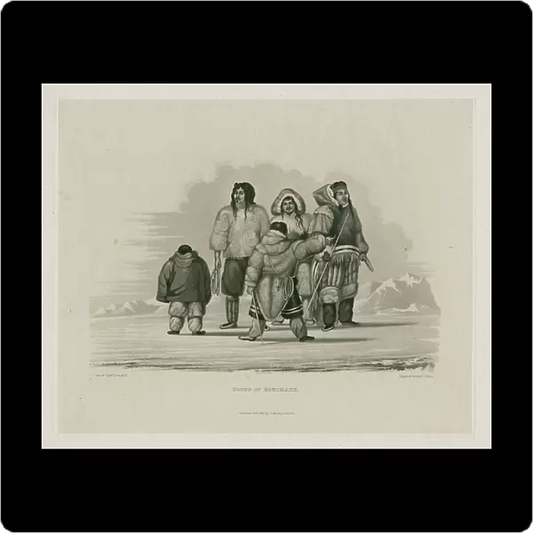 Group of Eskimaux, 1822, 1824 (engraving)
