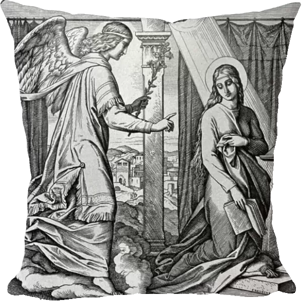 The Annunciation, 1860 (engraving)