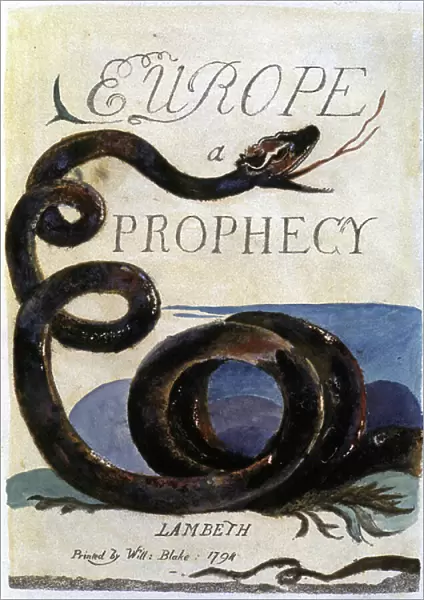 Europe, a prophecy, 1794 (illustration)