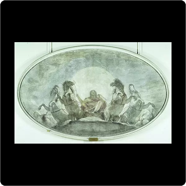 Apollo's chariot, 1795-6 (Oval Fresco)