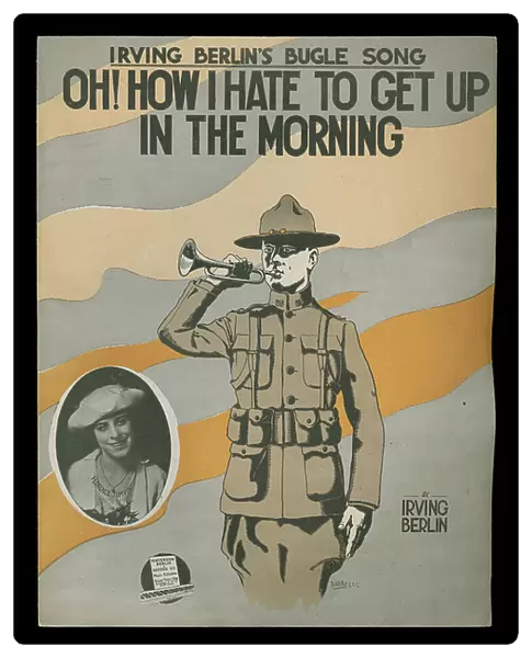 Oh! How I Hate To Get Up In The Morning, 1918 (print)