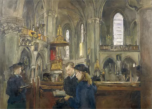 From The Trinity Church, 1898 (painting)