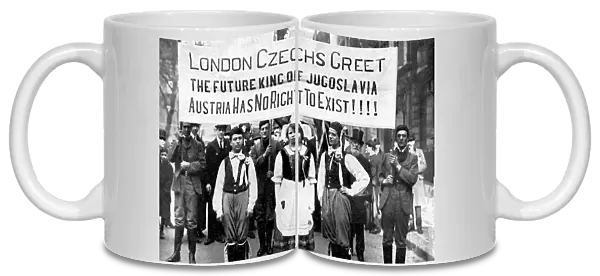 Czech Demonstration in London during World War 1