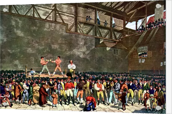 The Interior of the Fives Court - from engraving