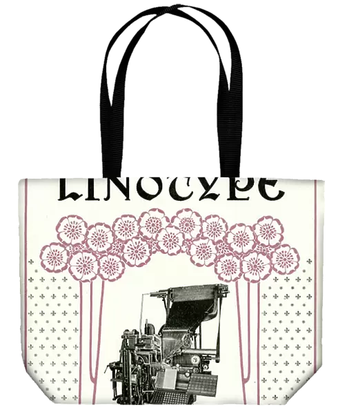 German advert for linotype machines