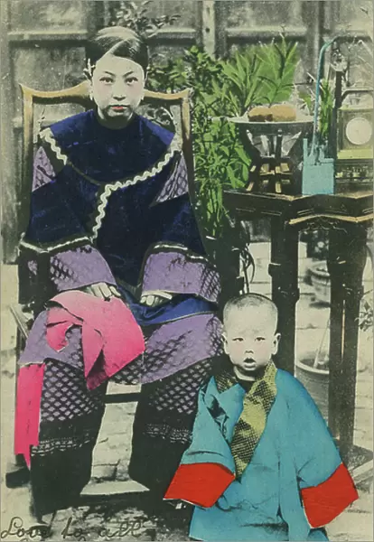 China, well dressed children