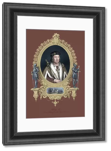 Henry VII king of england (print)