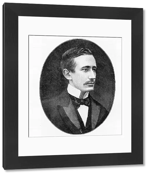 Guglielmo Marconi, portrait, 19th century (print)