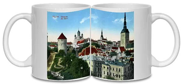 Toompea /  Cathedral Hill, Tallinn, Estonia, early 20th century (postcard)
