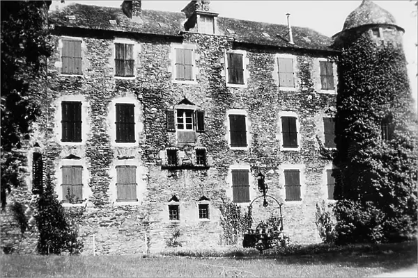 Castel of Bosc, near Naucelle in Aveyron, where Toulouse Lautrec lived during his childhood, c.1930