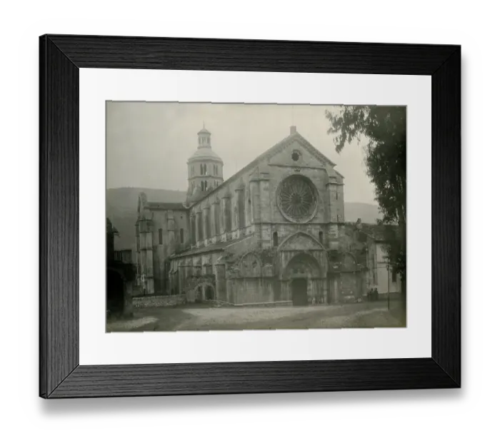 Framed Print : Abbey of Fossanova Print Framed Print : Abbey of Fossanova Print