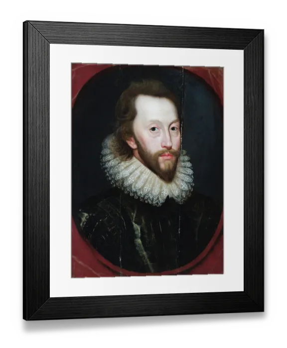 Framed Print : Portrait of a Gentleman Print (Oil on Panel) Framed Print : Portrait of a Gentleman Print (Oil on Panel)