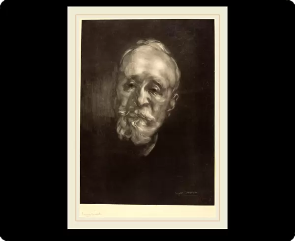 Eugene Carriere (French, 1849-1906), Pierre Puvis de Chavannes, 1897, lithograph