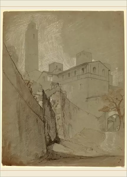 Elihu Vedder, Orvieto, American, 1836-1923, c
