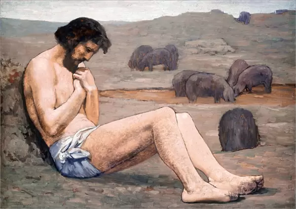 Pierre Puvis de Chavannes (French, 1824-1898), The Prodigal Son, probably c. 1879