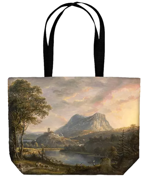 Landscape with a Lake Signed and dated, lower right: PS RA | 1808, Paul