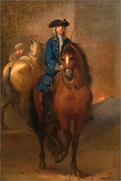 A Young Gentleman Riding a Schooled Horse, John Vanderbank, 1694-1739, British