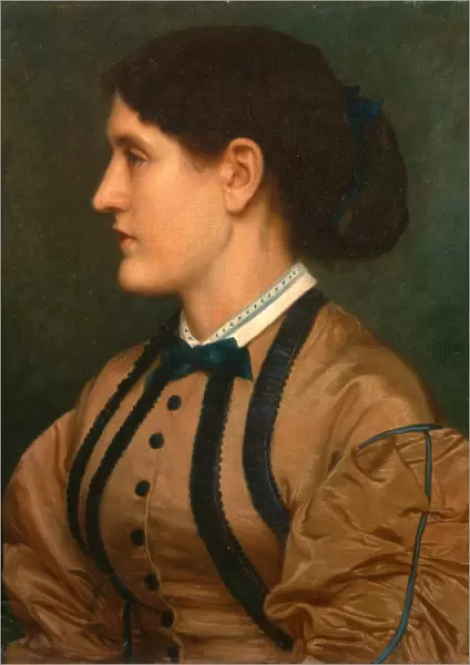 Eliza Eastlake Signed and dated, green paint, center right: EJP|1864'