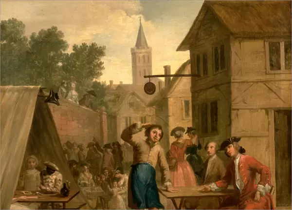 Hob Selling Beer at the Wake, John Laguerre, 1688-1746, British