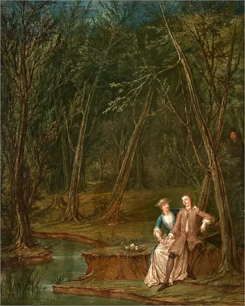 Lovers in a glade Lovers in a Glade (II), Marcellus Laroon the Younger, 1679-1772