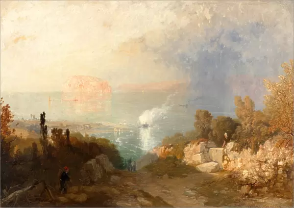 The Entrance to the Menai Straits Signed and dated, lower right: JBPYNE 1847
