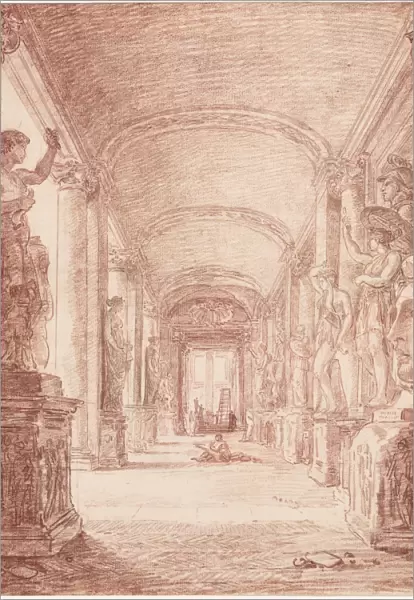 A Draftsman in the Capitoline Gallery