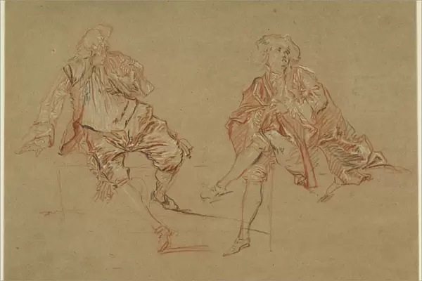 Two Seated Men