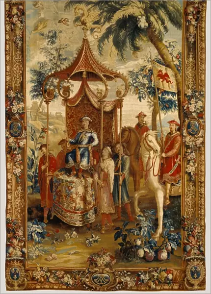 Tapestry: L Empereur en voyage, from L Histoire de l empereur de