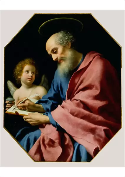 St. Matthew Writing His Gospel