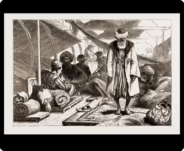 Mohammedan Pilgrims Returning home from Mecca, on the Deck of an Austrian Lloyd s