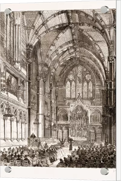 The New Chapel of Keble College, Oxford, Oxford University, Uk, 1876