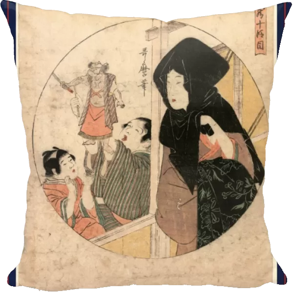 JA'danme, Act ten [of the ChA'shingura]. Kitagawa, Utamaro, 1753?-1806, artist, [between