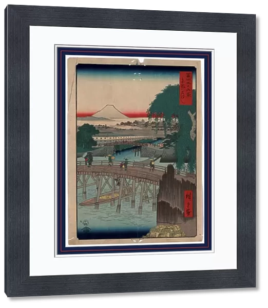 1797-1858 1858. 24. 4 36 Ando Bridge Fuji Hiroshige