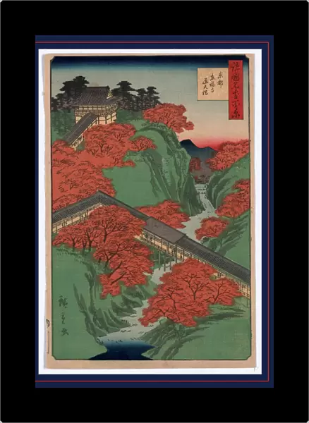 1826?-1869 1859. 23. 7 35. 7 Bridge Hiroshige Kyoto