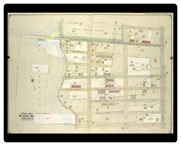 Brooklyn, Vol. 6, Double Page Plate No. 13; Part of Ward 30, Section 18; Map bounded