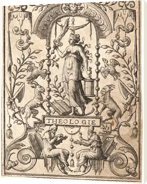 Etienne Delaune (aka Etienne Delaune) (French, ca. 1519-1583). Theology (La Theologie)