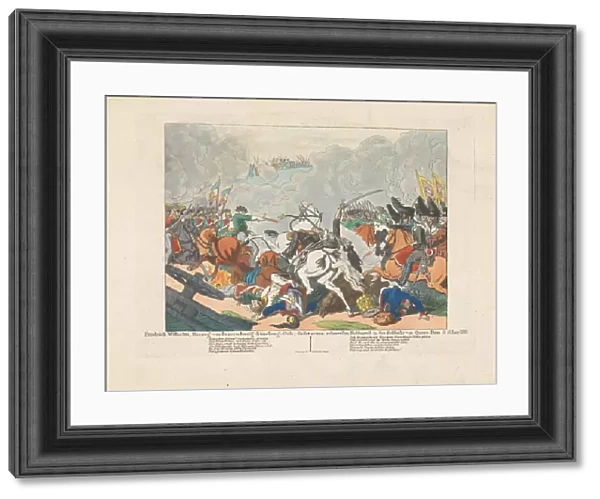 The fall of Frederick William, Duke of Brunswick, 1815, Anonymous, Friedrich Campe, 1815