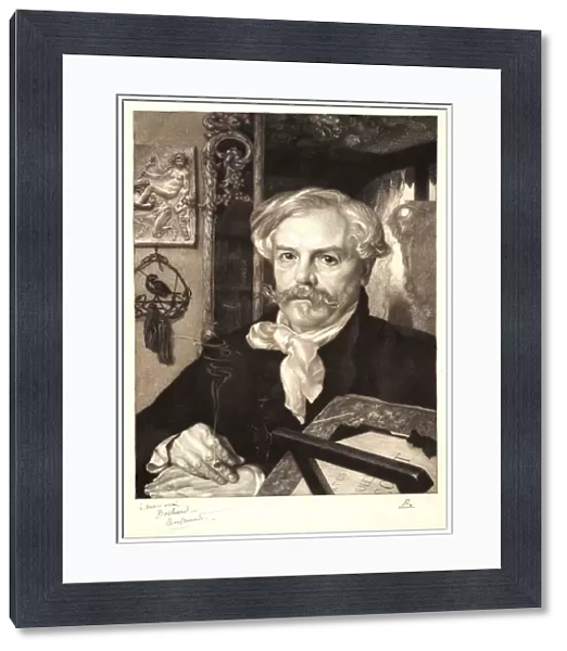 Felix Bracquemond (French, 1833 - 1914). Portrait of Edmond de Goncourt, 1882