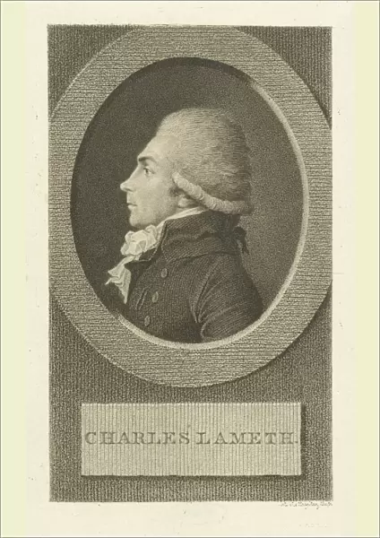 Portrait of Charles Francois Malo Lameth, Lambertus Antonius Claessens, c. 1792 - c. 1808