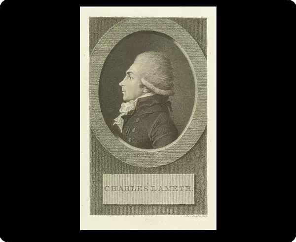 Portrait of Charles Francois Malo Lameth, Lambertus Antonius Claessens, c. 1792 - c. 1808