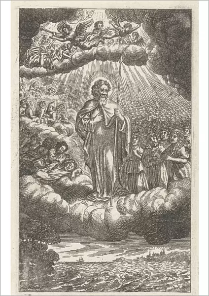 Saint Thomas in heaven, Anonymous, Samuel van Hoogstraten, Michiel de Groot, 1671