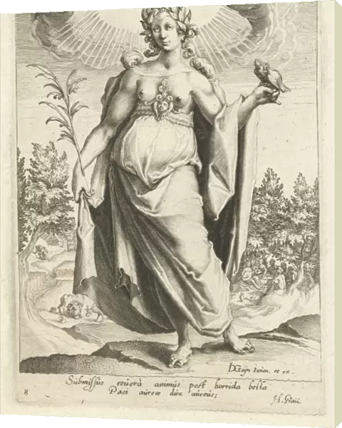 Peace, Zacharias Dolendo, Jacob de Gheyn (II), Hugo de Groot, c. 1596 - c. 1597